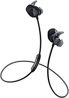 Bose SoundSport wireless headphones : ワイヤレスイヤホン 防滴/Bluetooth・NFC対応/リモコン・マイク付き ブラック SSport WLSS BLK【国内正規品】